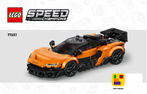 Manual Lego set 77257 Speed Champions McLaren W1