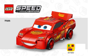 Rokasgrāmata Lego set 77255 Speed Champions Zibens Makvīns