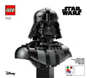 Bedienungsanleitung Lego set 75439 Star Wars Darth Vader Büste