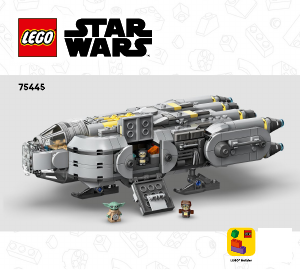 Manuale Lego set 75445 Star Wars Astronave Anzellan