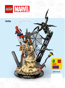 Manual Lego set 76334 Super Heroes Epic battle - Spider-Man vs. Sandman