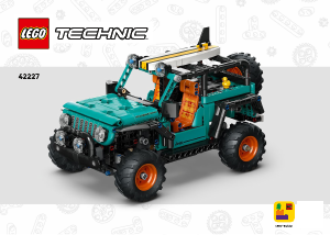 Instrukcja Lego set 42227 Technic SUV Jeep Wrangler Rubicon