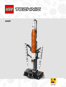 사용 설명서 레고 set 42221 테크닉 NASA Artemis 우주 발사 시스템 로켓