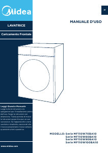 Manuale Midea MF110W80BA10EG/W-IT Lavatrice