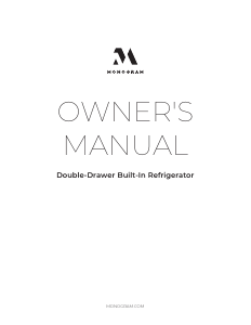 Manual Monogram ZIDS240NSS Refrigerator