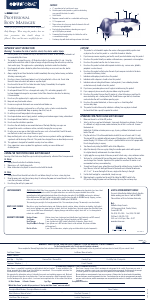 Mode d’emploi ObusForme TM-MGR-01 Appareil de massage