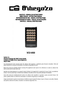 Manual Orbegozo VCO 4100 Cave de vinho