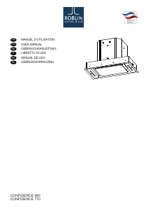 Manual Roblin Confidence 560 Cooker Hood