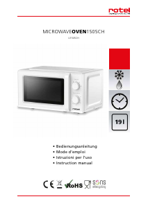 Mode d’emploi Rotel U1505CH Micro-onde