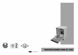 Manual de uso BRU EJ 0303 E Lavavajillas