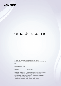 Manual de uso Samsung UN58U8200HF Televisor de LED