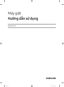 Hướng dẫn sử dụng Samsung WA40F12E4CSV Máy giặt