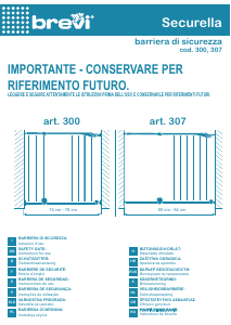 Manual Brevi Securella 307 Baby Gate