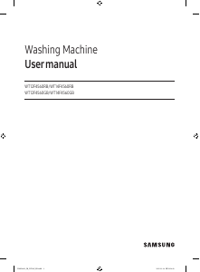 Manual Samsung WT12F4560RB/TL Washing Machine