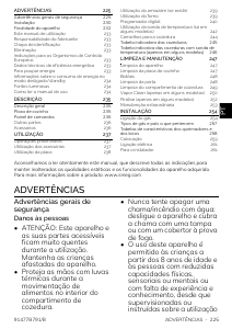 Manual Smeg A90G001PX Fogão