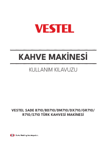 Kullanım kılavuzu Vestel Sade DM710 Kahve makinesi