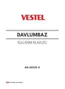 Kullanım kılavuzu Vestel AD-60230 X Davlumbaz