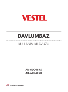 Kullanım kılavuzu Vestel AD-60041 RS Davlumbaz
