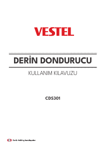 Kullanım kılavuzu Vestel CDS301 Dondurucu