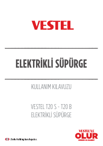 Kullanım kılavuzu Vestel T20 B Elektrikli süpürge