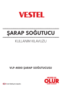 Kullanım kılavuzu Vestel VLP-4000 Şarap dolabı