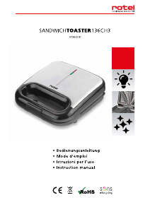 Handleiding Rotel U136CH3 Contactgrill