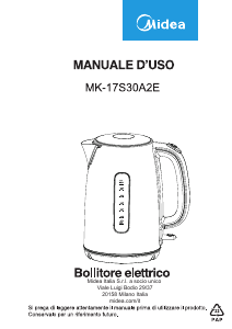 Manuale Midea MK-17S30A2E Bollitore