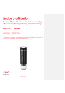 Bedienungsanleitung Livoo DOD227N Kaffeemaschine