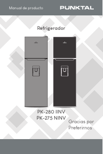 Manual de uso Punktal PK-275 NINV Frigorífico combinado