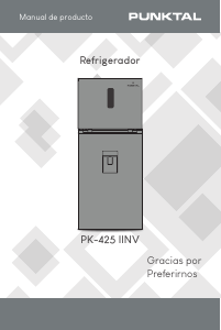 Manual de uso Punktal PK-425 IINV Frigorífico combinado