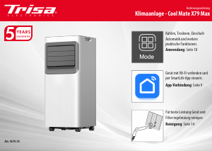 Bedienungsanleitung Trisa Cool Mate X79 Max Klimagerät