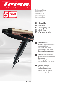 Mode d’emploi Trisa Ionic Glamour Sèche-cheveux