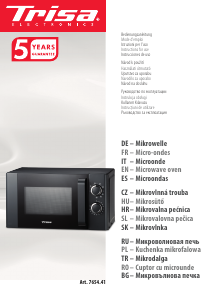 Bruksanvisning Trisa Micro Grill 20L Mikrovågsugn