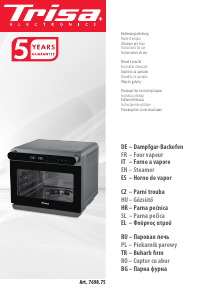 Használati útmutató Trisa Air Fusion Pro 24 L Kemence