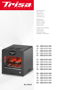 Priročnik Trisa BBQ Grill X-800 Pečica