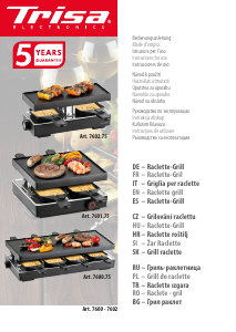 Manuale Trisa Style 4 Raclette grill
