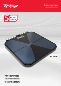 Bedienungsanleitung Trisa BioMetrix Smart Waage