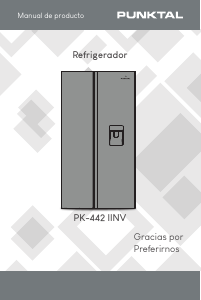 Manual de uso Punktal PK-442 IINV Frigorífico combinado
