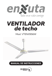 Manual de uso Enxuta VTENX956W Ventilador de techo