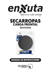 Manual de uso Enxuta SENX040W Secadora