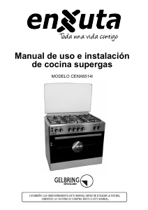 Manual de uso Enxuta CENX6514I Cocina