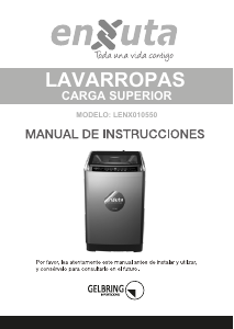 Manual de uso Enxuta LENX010550 Lavadora