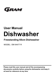 Handleiding Gram OM 64477 R Vaatwasser