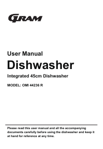 Handleiding Gram OMI 44236 R Vaatwasser