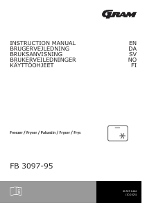 Bruksanvisning Gram FB 3097-95 Frys