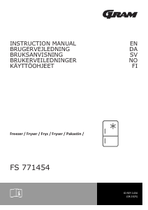 Brugsanvisning Gram FS 771454 Fryser