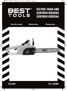 Bruksanvisning Best Tools CS1635A Motorsag