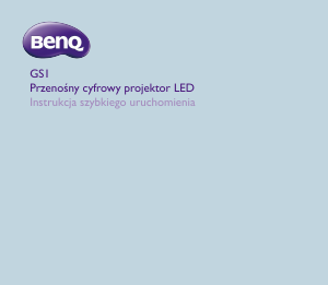 Instrukcja BenQ GS1 Projektor