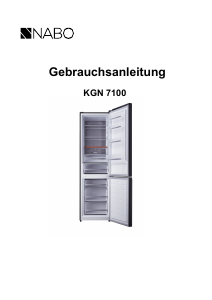 Bedienungsanleitung NABO KGN 7100 Kühl-gefrierkombination