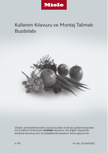 Kullanım kılavuzu Miele K 7715 E Buzdolabı